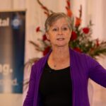 Janine Latus at speaking engagement